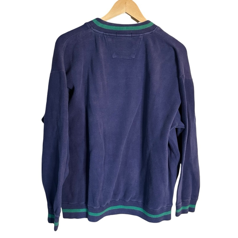 🔴5 for $40 SALE!
Alexander Julian COLOURS BlueGreen V Neck Pull Over sz L - Picture 7 of 7